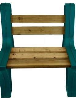 Custom Length Lightweight Indoor Or Outdoor Bench Ends 14 Custom Length Lightweight Indoor Or Outdoor Bench Ends -Green Haven Shop 8612857GR 01V tif