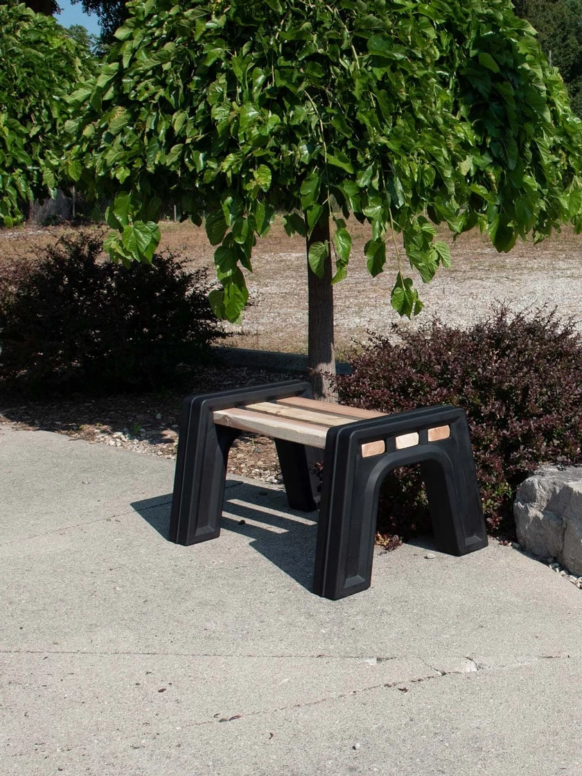 Custom Length Lightweight Indoor Or Outdoor Backless Bench Ends 4 Custom Length Lightweight Indoor Or Outdoor Backless Bench Ends - Image 4