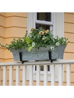 Achla Designs Handrail Flowerbox Bracket Kit For Rail -Green Haven Shop 8612883 03v