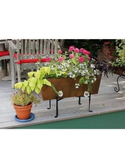Achla Designs Copper Flower Box With Folding Stand 8 Achla Designs Copper Flower Box With Folding Stand -Green Haven Shop 8612914 04v
