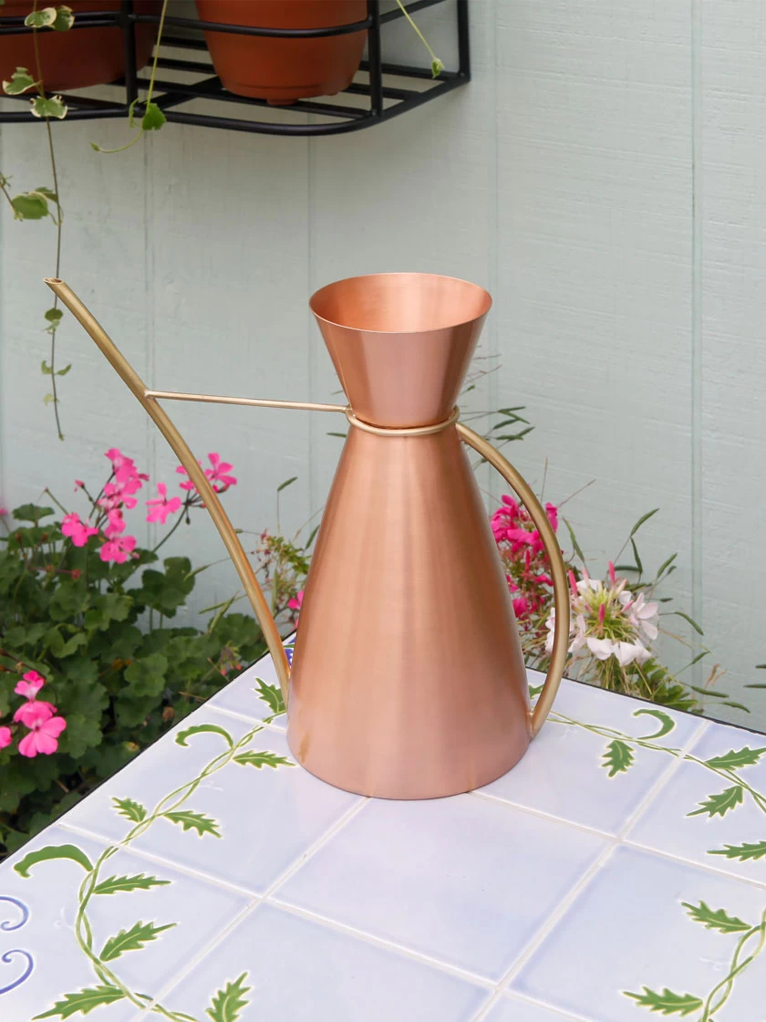 Achla Designs Copper Watering Carafe 1 Achla Designs Copper Watering Carafe