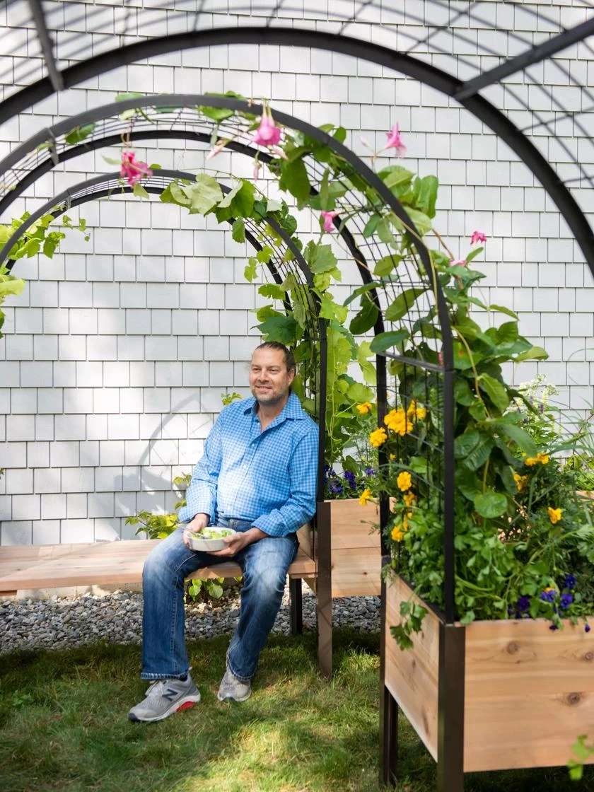 Cedar Bench Kit, Natural, 48" 3 Cedar Bench Kit, Natural, 48" - Image 3