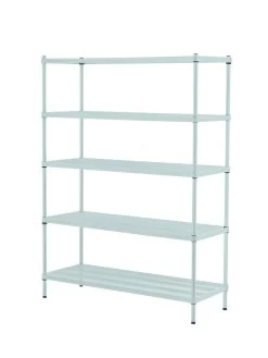 MeshWorks © 5 Tier Plant Shelving -Green Haven Shop 8613014 06v meshworks 5 tier plant shelf sage