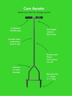 Yard Butler® Lawn Coring Aerator -Green Haven Shop 8613158 02v