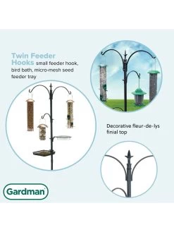 Gardman® Antique Finish Bird Feeding Station 12 Gardman® Antique Finish Bird Feeding Station -Green Haven Shop 8613186 05v
