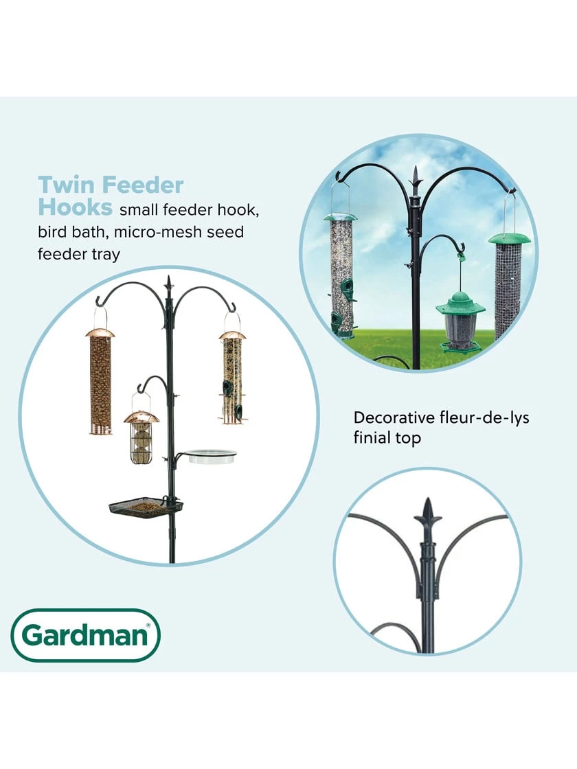 Gardman® Antique Finish Bird Feeding Station 6 Gardman® Antique Finish Bird Feeding Station - Image 6