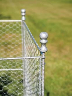 Tall Chicken Wire Critter Fence Extension Panel, Set Of 2 21 Tall Chicken Wire Critter Fence Extension Panel, Set Of 2 -Green Haven Shop 8613260 0082 1
