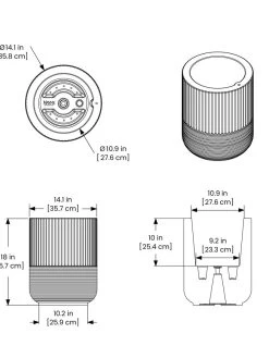 Arden Round Planter -Green Haven Shop 8613267 01V tif