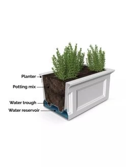 Fairfield Self-Watering Elevated Garden Bed -Green Haven Shop 8613283 07V 3 4