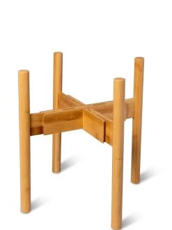 Adjustable Bamboo Plant Stand, Set Of 2 -Green Haven Shop 8613292 7071