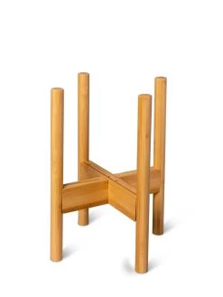 Adjustable Bamboo Plant Stand, Set Of 2 -Green Haven Shop 8613292 7076