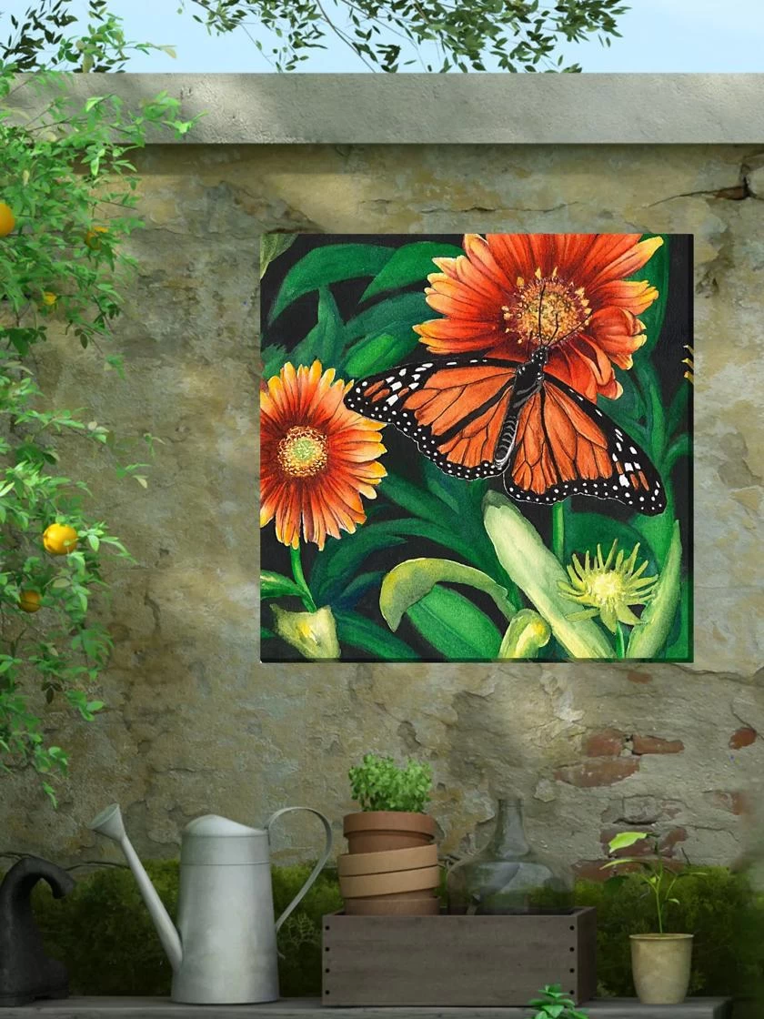 Monarch Outdoor Wall Art 1 Monarch Outdoor Wall Art