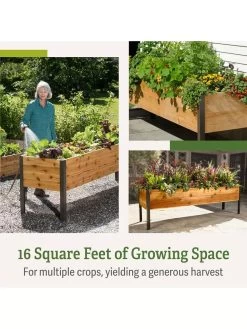 Elevated Planter Box, 2' X 8' 12 Elevated Planter Box, 2' X 8' -Green Haven Shop B00EOW8FHU raisedbed feature 2