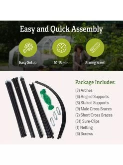 Titan Squash Tunnel -Green Haven Shop B07932DMCR plantsupport package includes